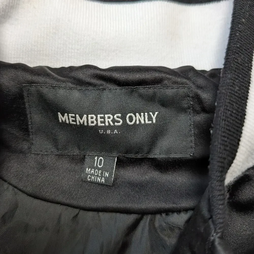 Members Only; SIZE Girls 10, Hot Pink Rose Jacket/Coat; Lightweight; varsity